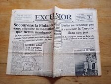 BE217 journal Excelsior WW2