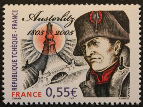 Timbre france austerlitz - timbre,