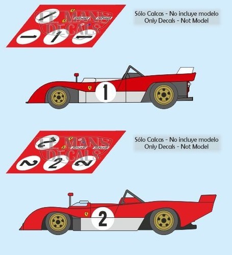 Autocollants ferrari 312 le - ferrari,