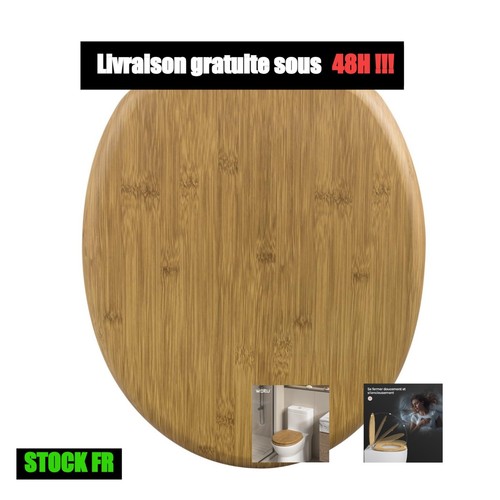 Abattant ovale woltu mdf - ovale,