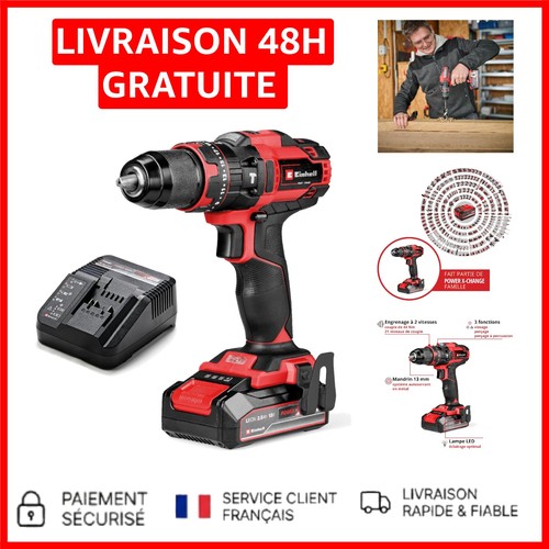 Perceuse visseuse 18 44 - te-cd, 18/44