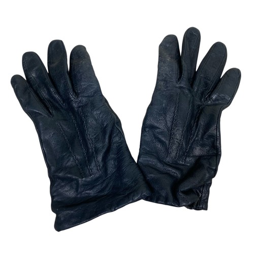 Gants cuir noir - gants, en