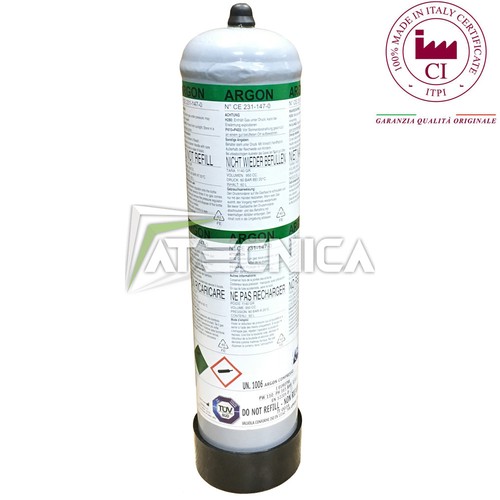 Bouteille gaz argon litre - 1,