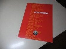 ALFA ROMEO 75 SPIDER GTV English  Brochure 1986?