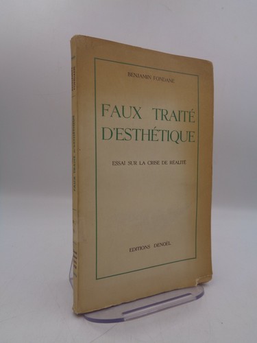 Benjamin fondane faux - fondane,