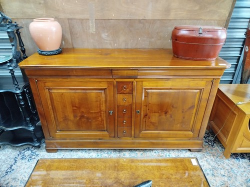 Buffet portes merisier style - buffet,