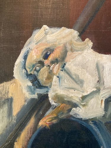 Peinture huile toile portrait - toile,