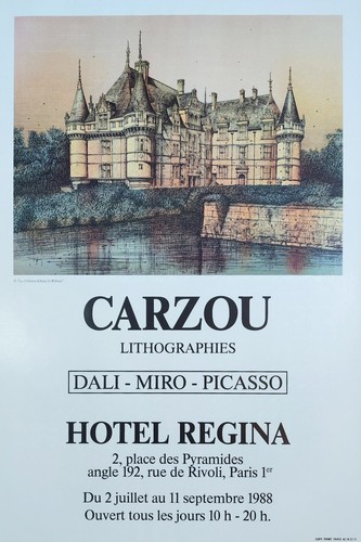 Jean carzou affiche - carzou, ancienne