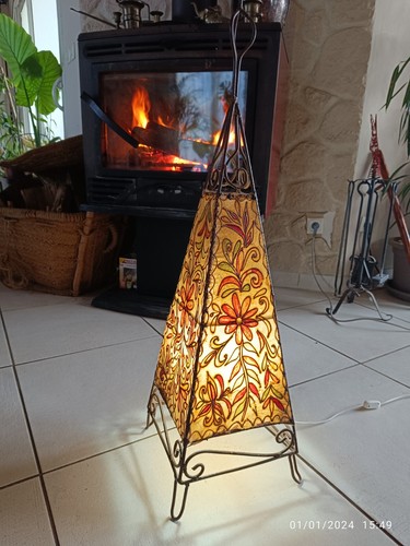 Lampe orientale ancienne - ancienne, fer
