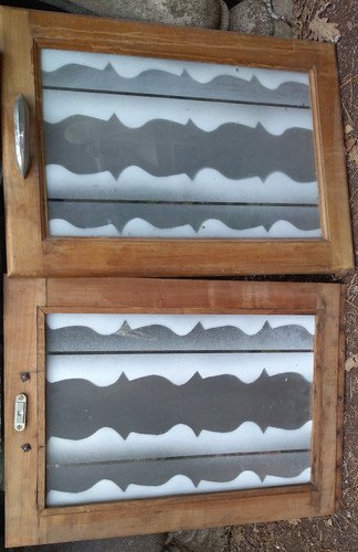 Portes verre vintage - portes, en