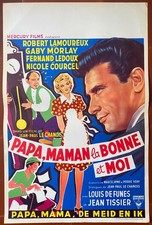 Affiche belge PAPA, MAMAN, LA