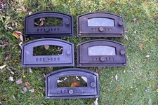 490 x 275mm Couleur Neuf Porte de four à pizza, poêle à bois, Fonte Fumoir CAL10