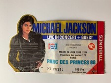 TICKET CONCERT MICHAEL JACKSON