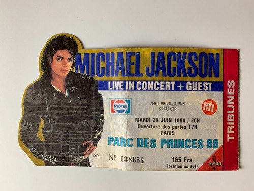 Ticket concert michael jackson - concert,