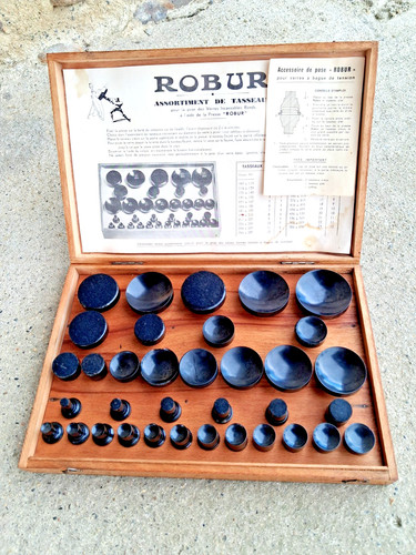 Ancien coffret tasseaux - ancien,