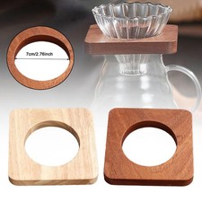 Support de tasse à filtre à café en bois pour verser le café pour le thé