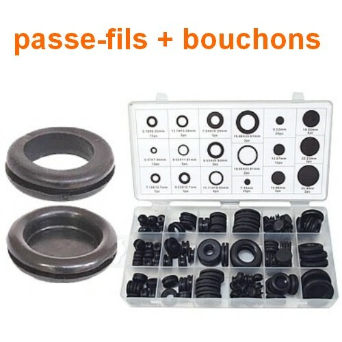 Assortiment passe cable fil - passe,