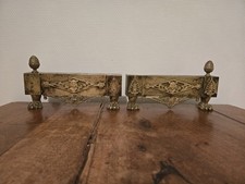 paire de chenets À Pattes De