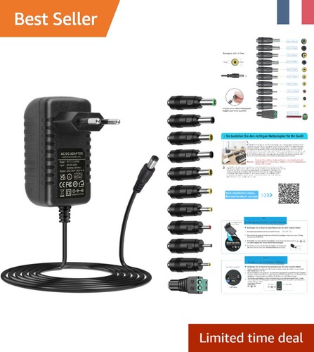 Adaptateur secteur 12v avec - adaptateur,