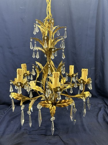 Ancien lustre feuillage - , en