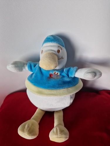 Peluche doudou coussin canard - peluche,