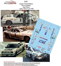 DECALS 1/18 REF 2137 OPEL