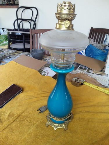 Ancienne lampe petrole en - ancienne,