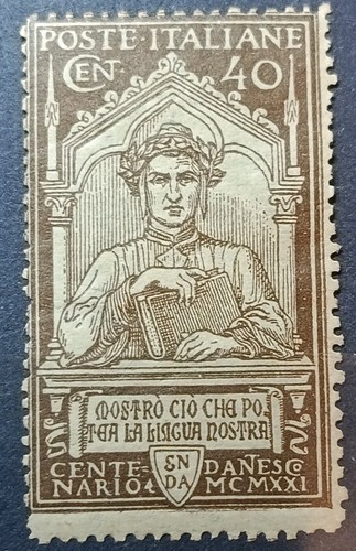Timbre italien rare 1922 40c - timbre,