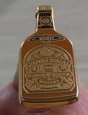 BEAUTIFUL PIN'S BOTTLE ALCOHOL WHISKEY SCOTCH CHIVAS REGAL ARTHUS BERTAND