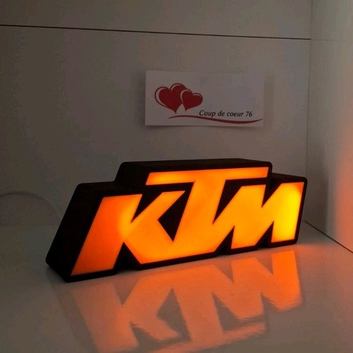 Ktm enseigne lumineuse logo - ktm,