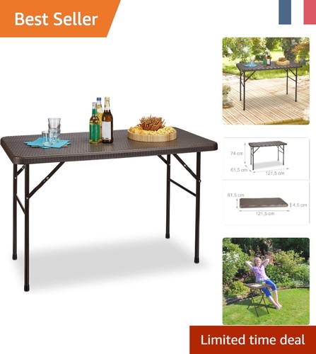 Table jardin pliante - table, de