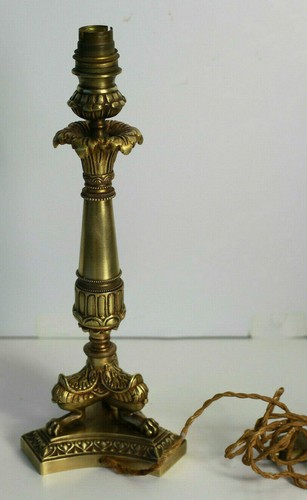 Bougeoir bronze pied - bougeoir,