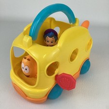 Bubble Guppies Roll N Go Swim-Sational School Bus Vehicle Gil Figure Turbo Boy