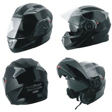 Modular helmet opening motorcycle touring sport visor sun visor black