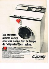 ADVERTISEMENT ADVERTISING 034 1969 CANDY washing machine