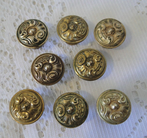 Boutons bronze lot - , patinés