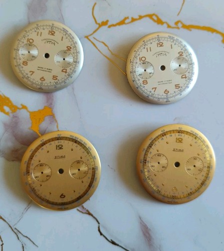 Lot cadrans chronographe - cadrans,