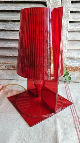 Ancienne lampe kartell rouge - lampe,