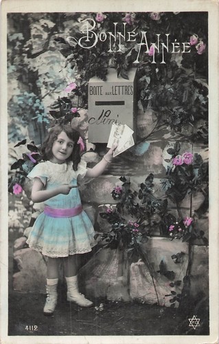 Bonne annee petite fille - petite,