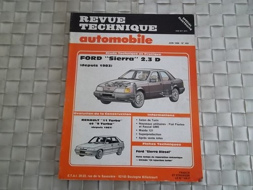 Revue technique ford - revue, sierra