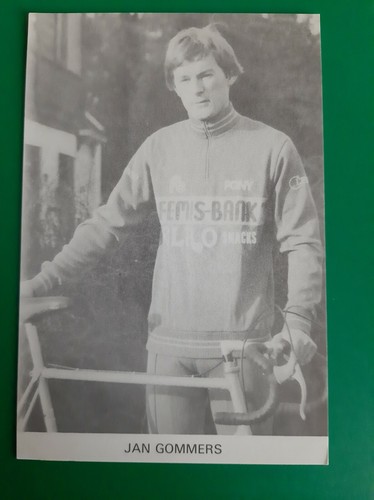 Cyclisme carte cycliste jan - carte,