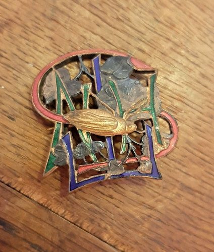 Rare broche ancienne art - ancienne,