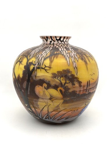 Vase boule art nouveau - -,