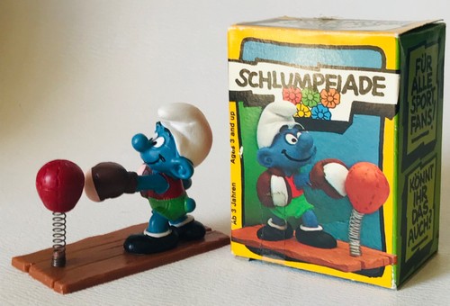 Super schtroumpf boxeur - super,
