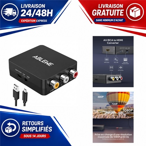 Convertisseur rca vers - convertisseur, hdmi