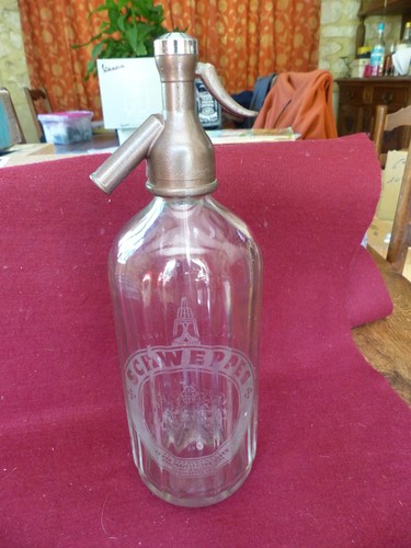 Ancien siphon bouteille - ancien, eau