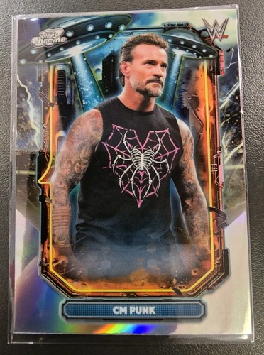 Punk wwe topps chrome - et,