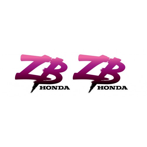 Autocollants honda - honda, zb