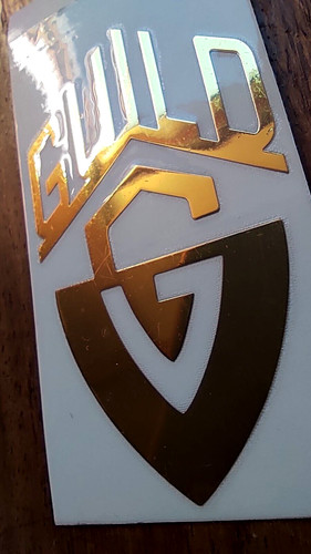 Guild logo headstock gold - guild,