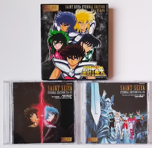Japan box saint seiya - cd,